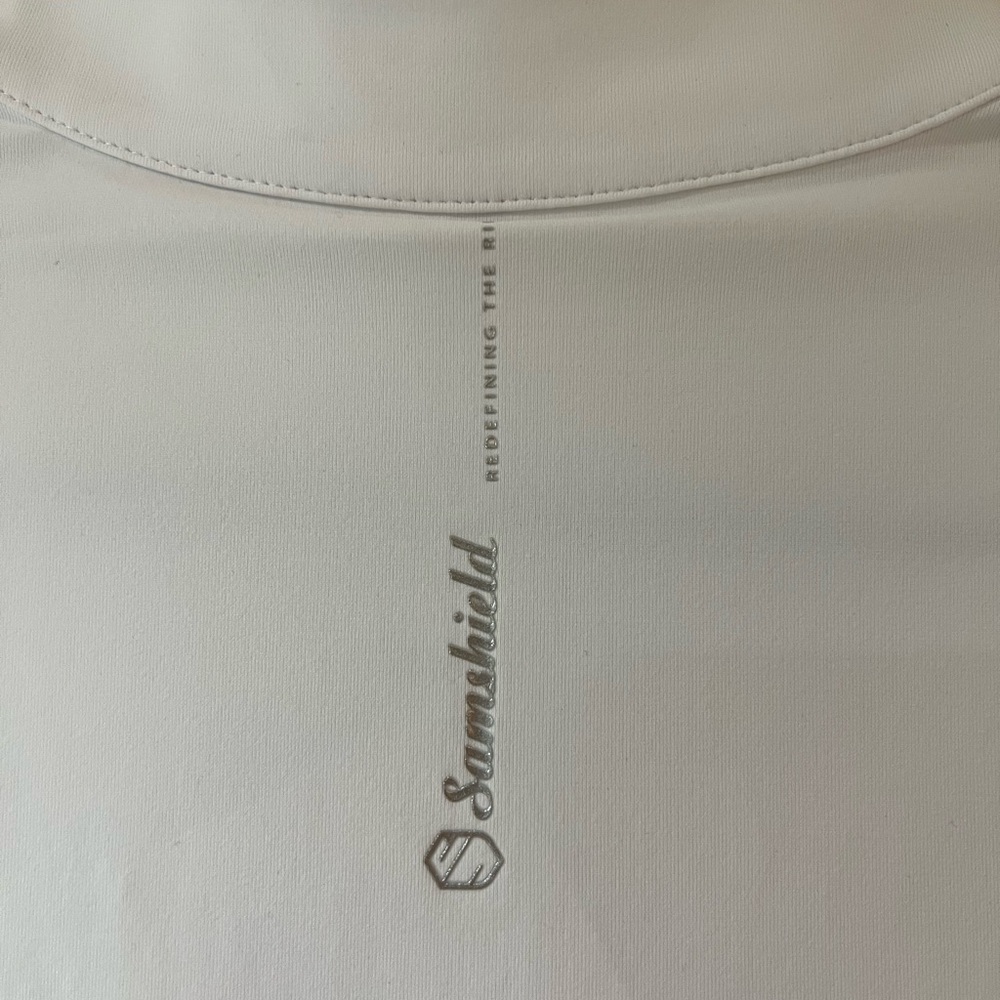 Samshield Lana Women's White Long Sleeve Riding/ Competition Shirt NEW with tags - Picture 6 of 8